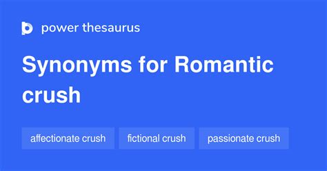 crush synonym|romantic crush synonym.